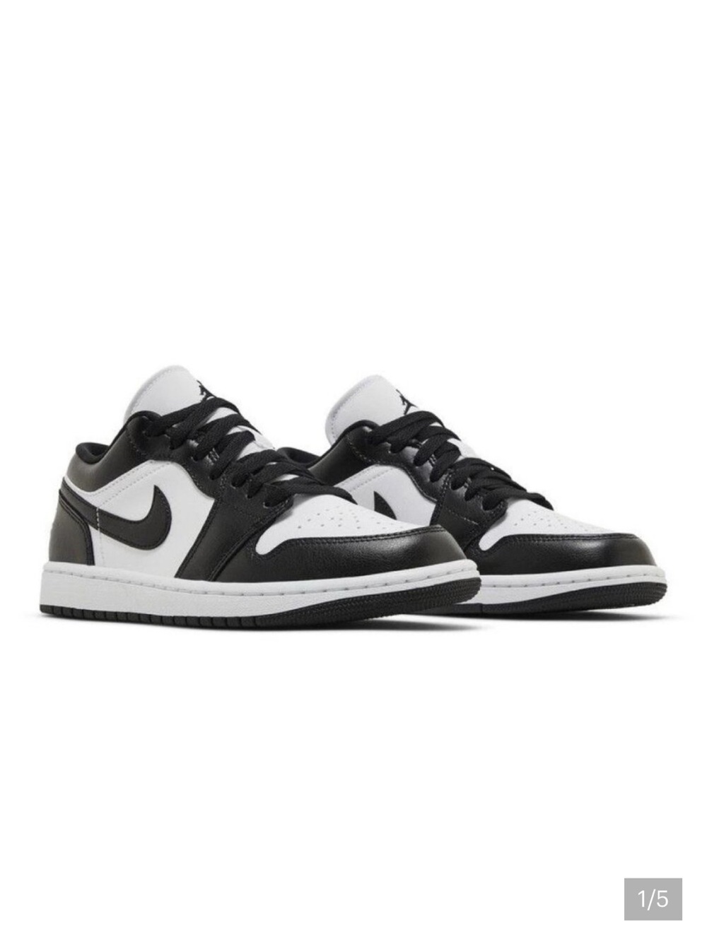 Nike Men’s Black and White Dunk High Sneakers — Classic Swoosh